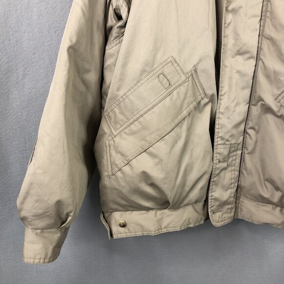 Vintage Authentic Imports Coat Mens Extra Large Tan Duck Down Hunting Jacket - Picture 5 of 12